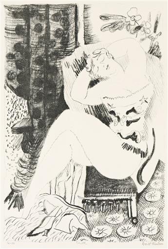WALT KUHN (1877 - 1949) Edith.                                                                                                                   